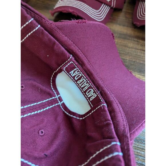 2/$30 Ladies Burgundy Red Bad Hair Day Hat - Picture 4 of 6